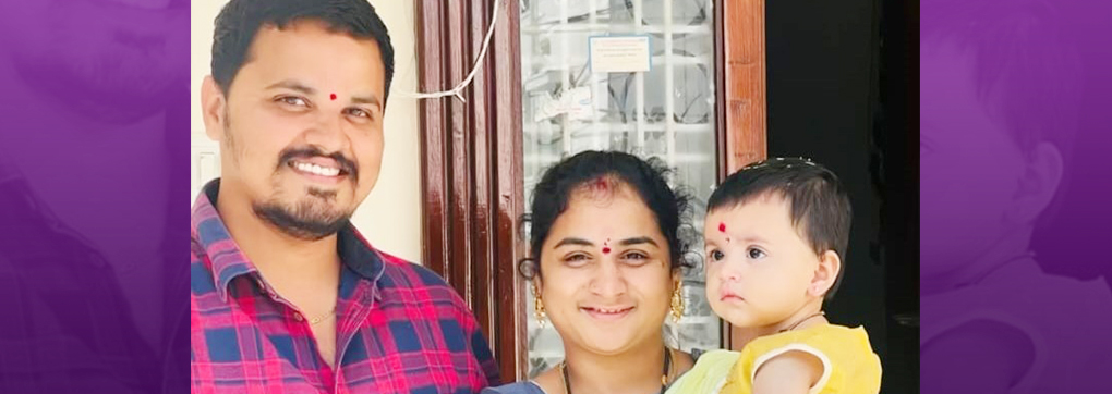 A happy family after using mySunar's ear piercing service.